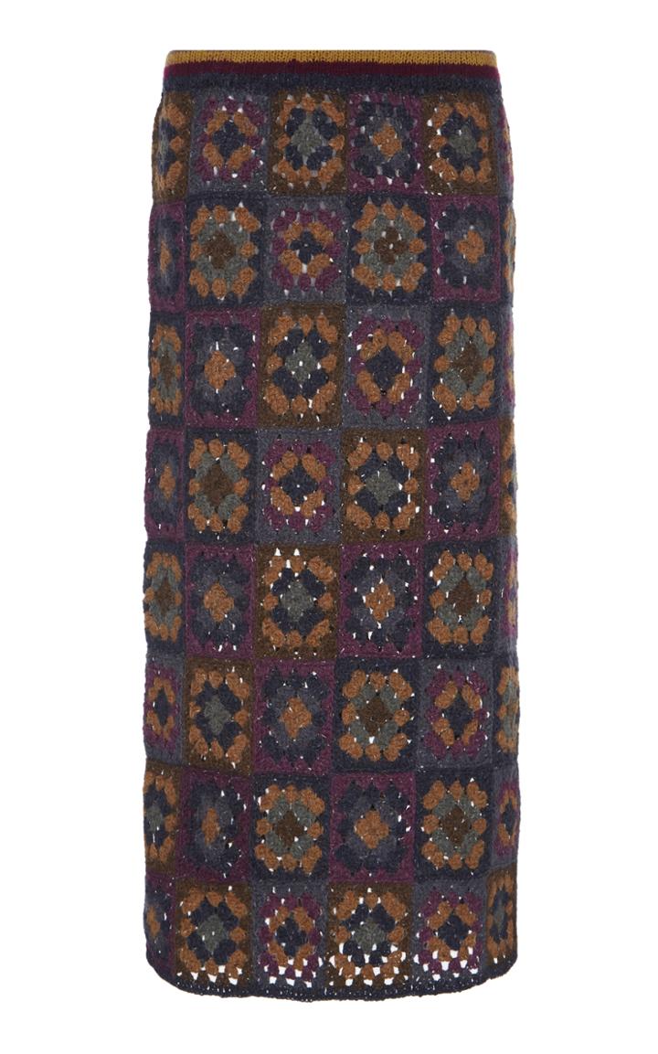 Tuinch Wool Crochet Skirt