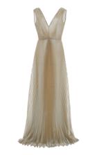 Moda Operandi Luisa Beccaria Pleated Gown