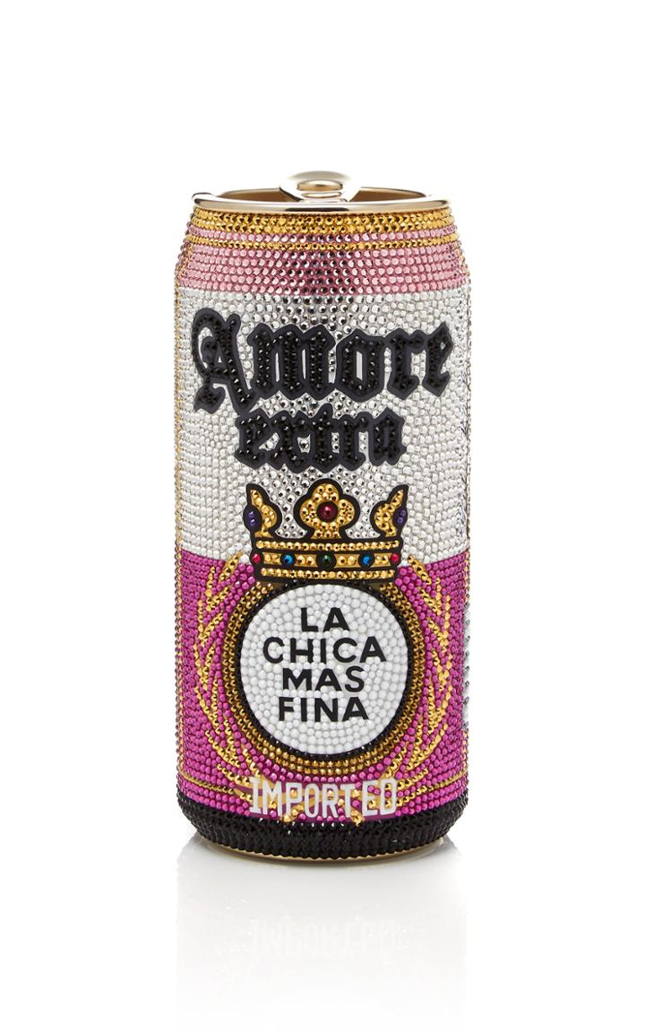 Judith Leiber Couture Amore Extra Beverage Can Crystal-embellished Clutch