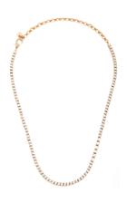 Moda Operandi Shay 18k Rose Gold Diamond Tennis Necklace With Baguette Accent