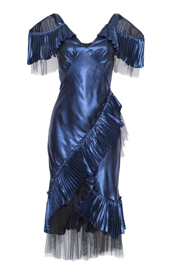 Maria Lucia Hohan Magdalene Lurex Chiffon Dress