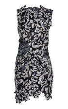Proenza Schouler Pieced Flower Embroidery Mini Dress