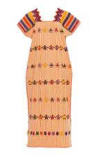 Pippa Holt Multicolor Embroidered Cotton Maxi Dress