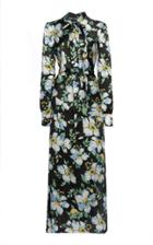 Moda Operandi Tom Ford Floral Belted Silk Midi Dress