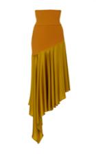 Prabal Gurung Knit Skirt With Silk Hem