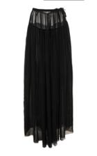 Moda Operandi Ann Demeulemeester Pleated Silk Maxi Skirt