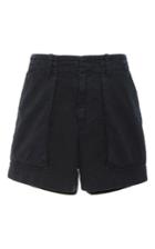 Nili Lotan Mid Rise Utility Shorts