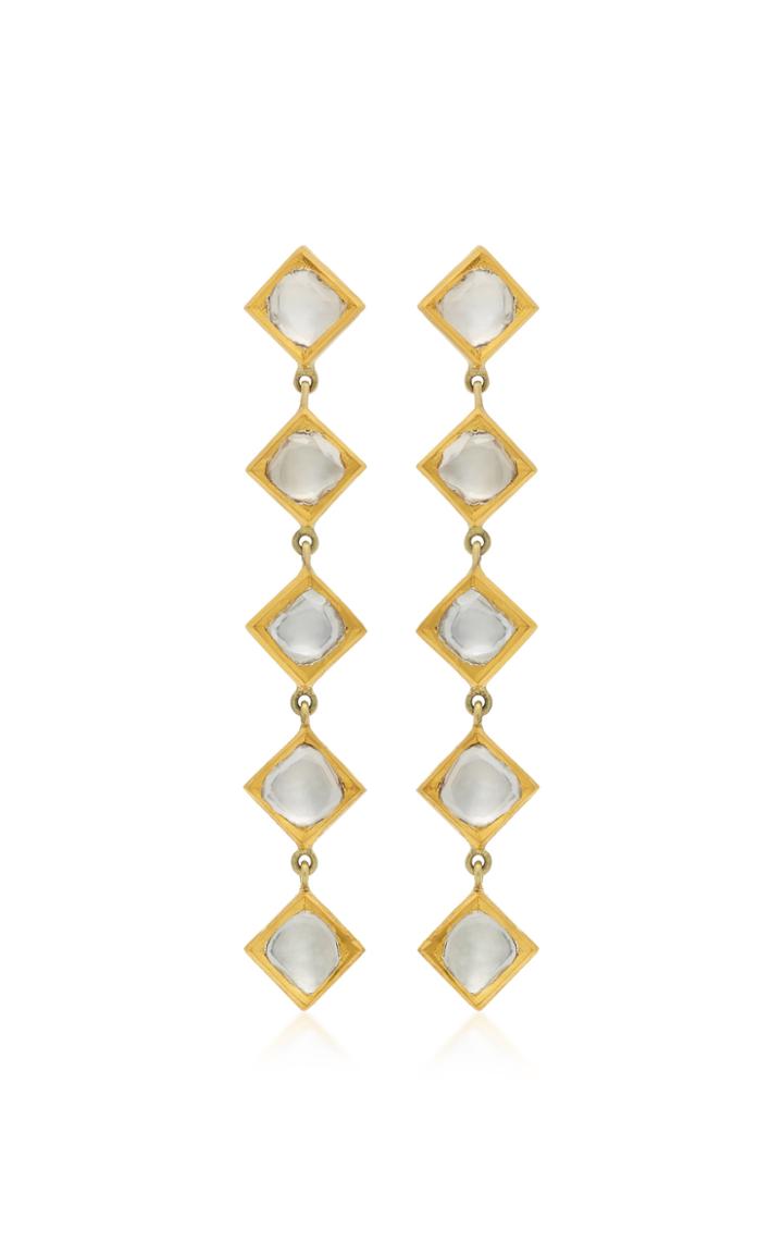 Amrapali Kundan 18k Gold And Diamond Earrings