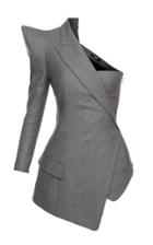 Moda Operandi Balmain Asymmetric Flannel Top