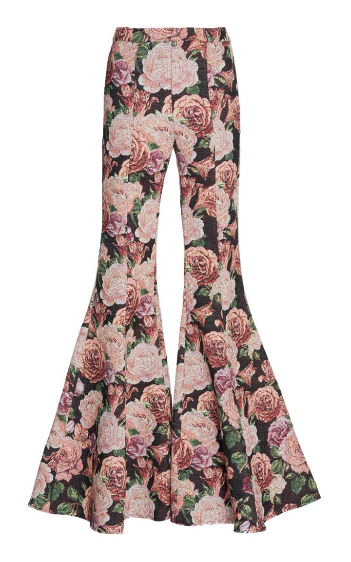 Giuseppe Di Morabito Jacquard Bell Bottom Trouser