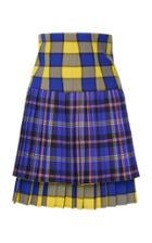 Versace Tartan Pleated Mini Skirt