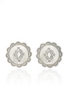 Fallon : Found Fallon: Found One-of-a-kind Conch Button Earring
