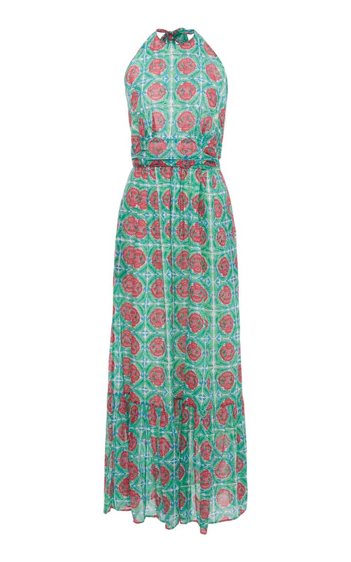Banjanan Capri Printed Halter Maxi Dress