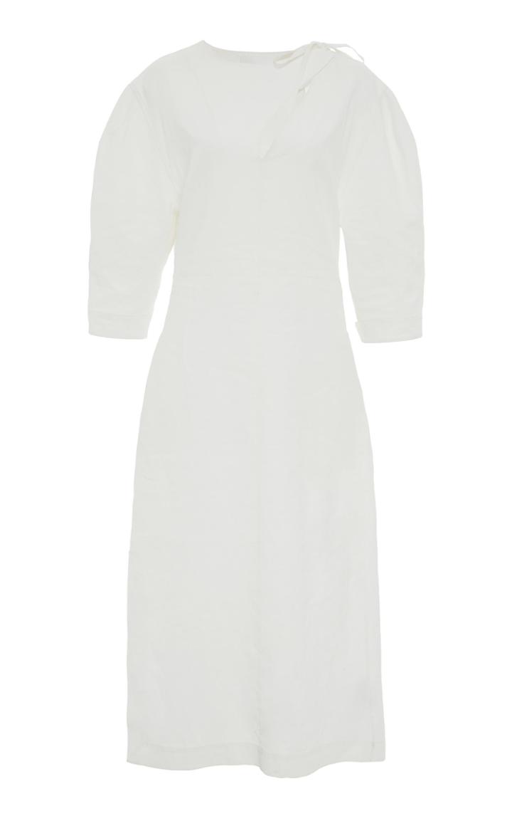 Jil Sander Molodie Linen Midi Dress