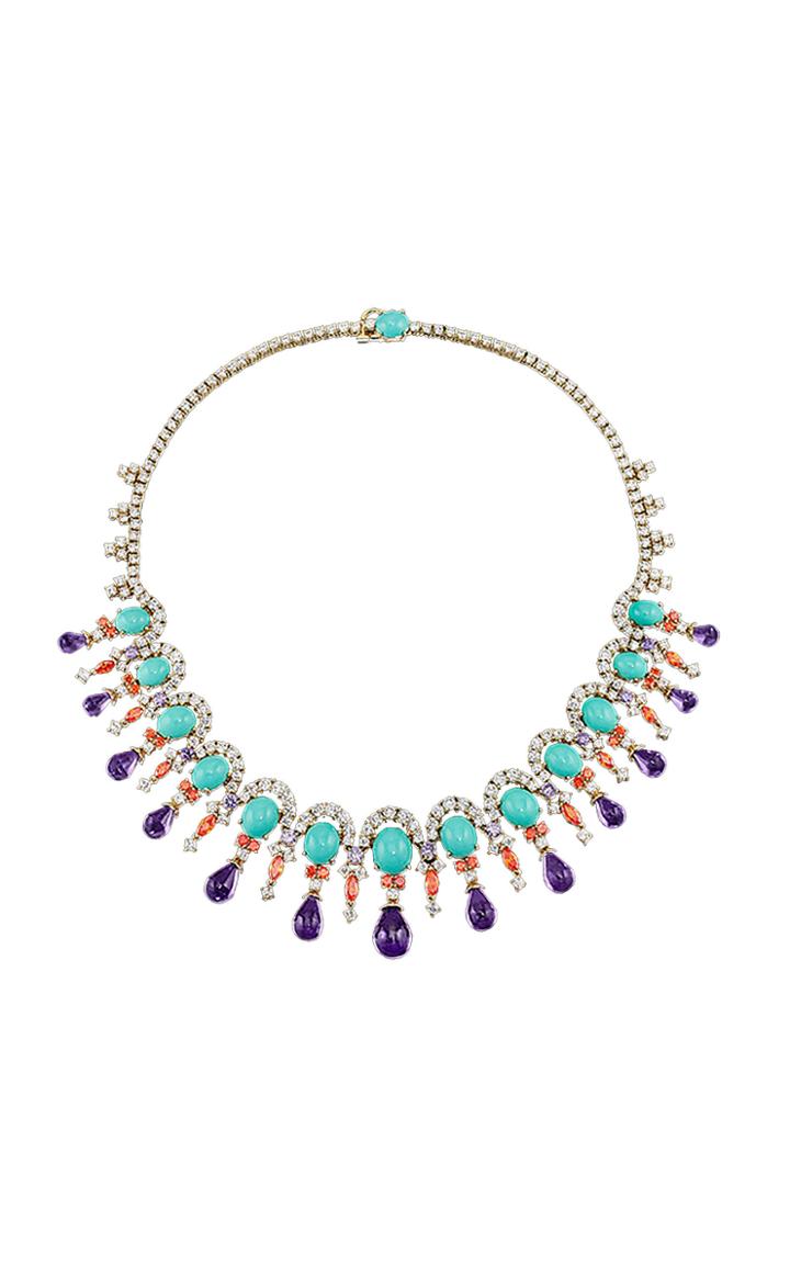 Moda Operandi Anabela Chan 18k Yellow Gold Imperial Tutti Frutti Necklace