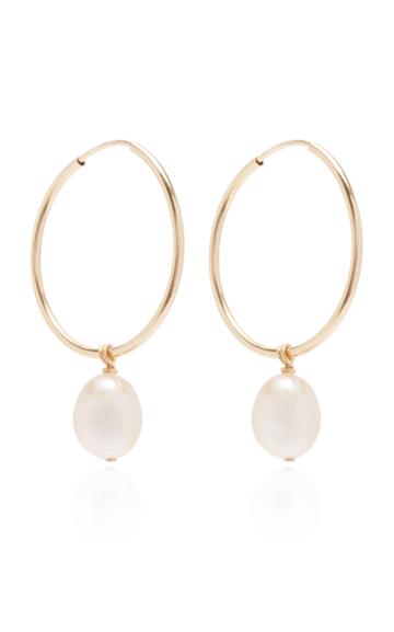 Nst Studio Drop Pearl Hoops