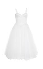Carolina Herrera Logo-embellished Btier Organza A-line Dress