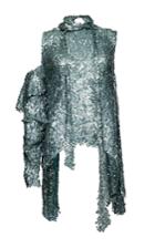 Magda Butrym Sequin Single Sleeve Blouse