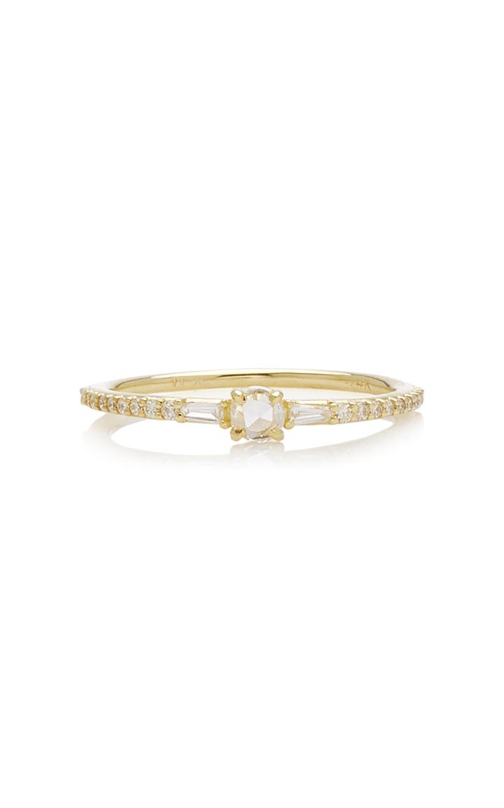 Ila Petite Parson 14k Gold Diamond Ring