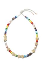 Moda Operandi Carolina Bucci 18k Yellow Gold Fiore Rainbow Forte Beads Necklace