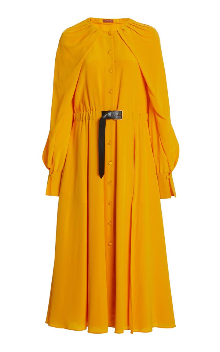 Moda Operandi Altuzarra Liana Silk Cape Dress