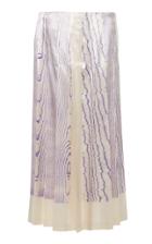 Victoria Beckham Satin Moire Print Skirt
