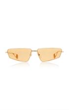Moda Operandi Gucci Fs Evolution Square-frame Metal Sunglasses