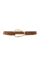 Maison Vaincourt M'o Exclusive Oval Ring Leather Belt