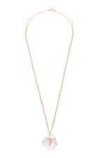 Renee Lewis 18k Gold Diamonds And Pearl Question Mark Necklace