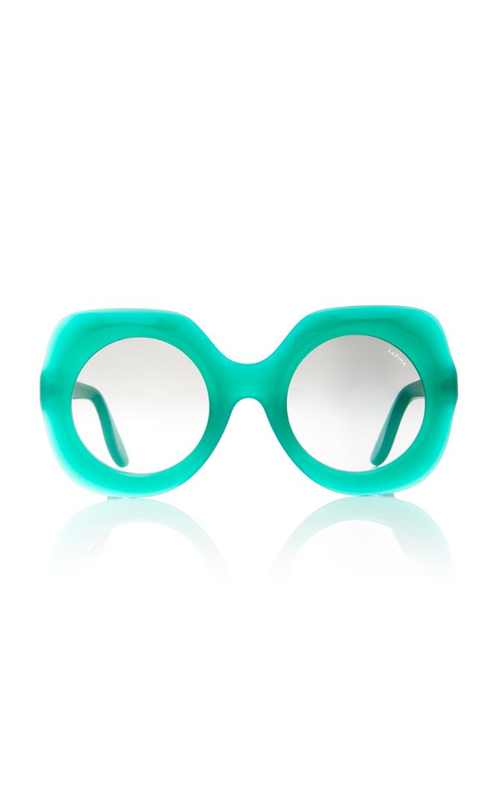 Moda Operandi Lapima Paula Round-frame Acetate Sunglasses