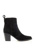 Ganni Suede Ankle Boots Size: 36