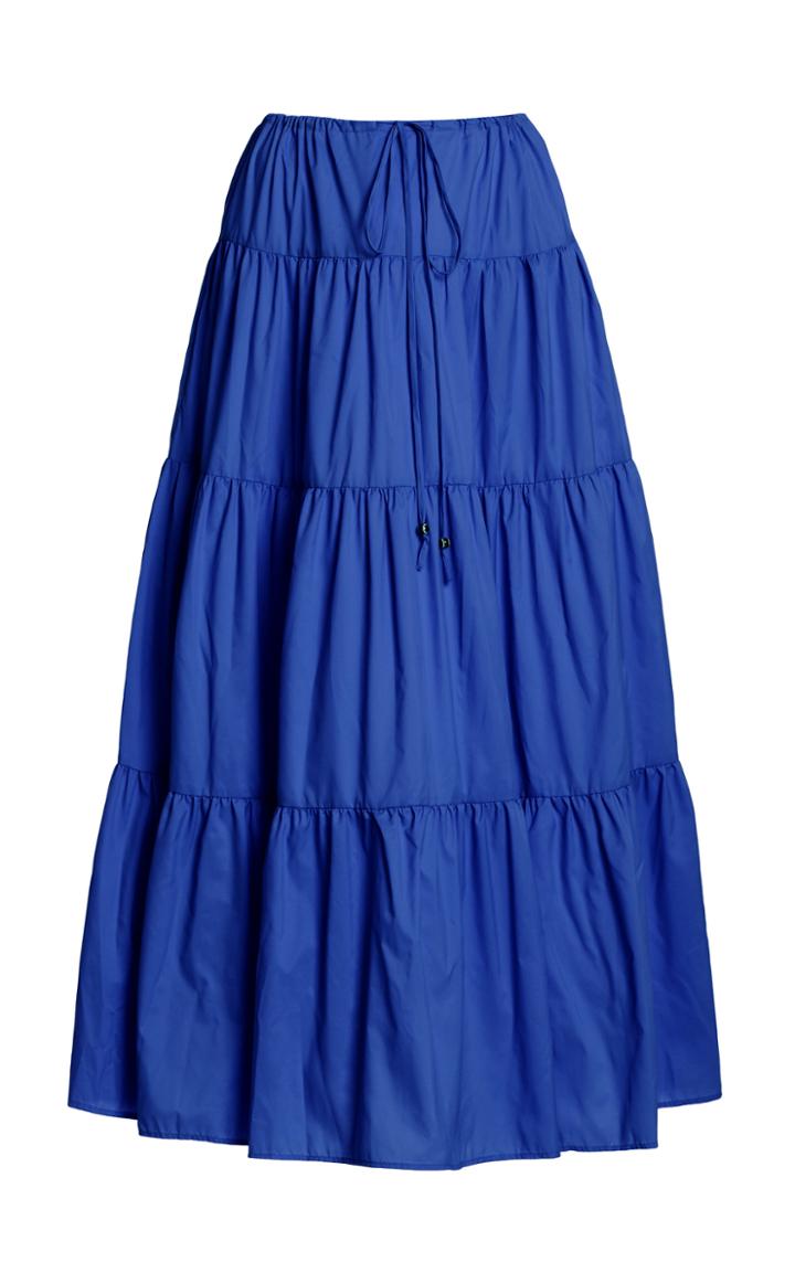 Moda Operandi Staud Lucca Tiered Midi Skirt