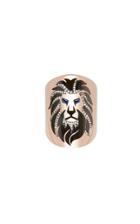 Moda Operandi Diane Kordas 18k Rose Gold Lion Ring Size: 6