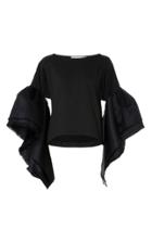 Leal Daccarett Guacari Ruffle Sleeve Shirt