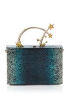 Ming Ray Marion Python Box Clutch