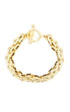 Brinker & Eliza End Game 24k Gold-plated Chain Bracelet
