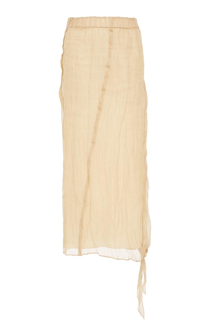 Acne Studios Imke Organza Midi Skirt
