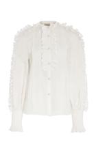 Temperley London Jade Long Sleeve Cotton Shirt