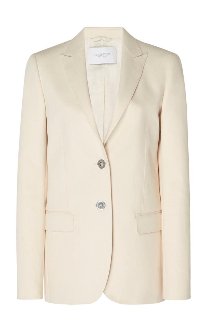 Giambattista Valli Longline Twill Blazer