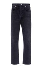 Agolde Riley Cropped High-rise Straight-leg Jeans Size: 25