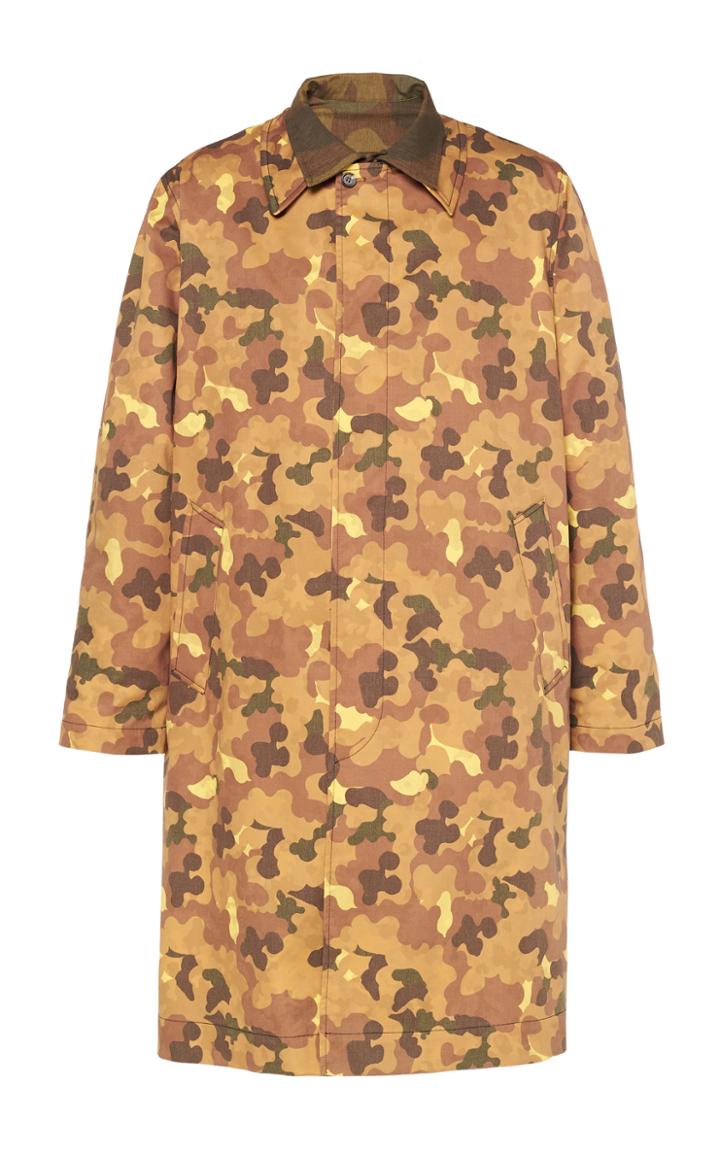 Marni Convertible Printed Canvas Coat