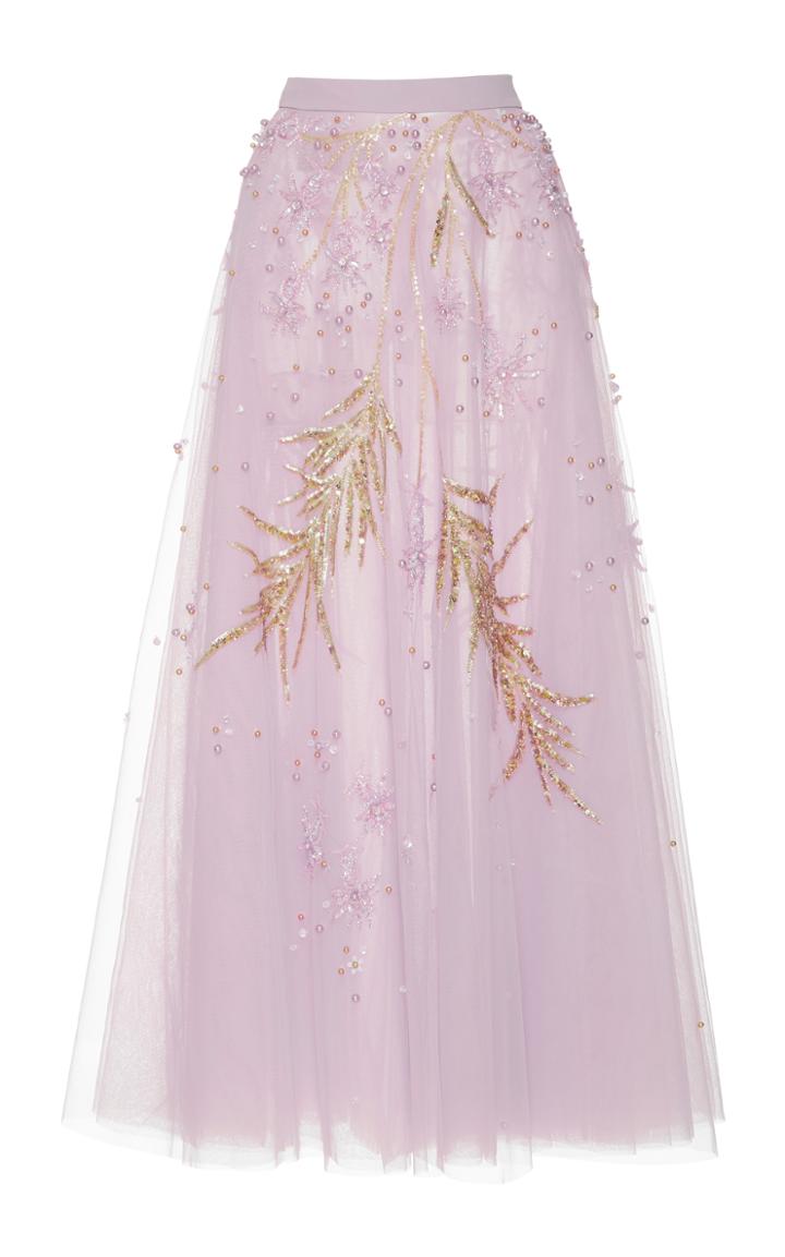 Georges Hobeika Beaded Ankle Skirt