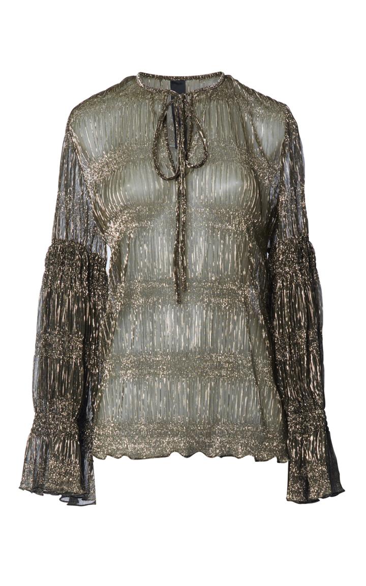 Romance Was Born Ave Maria Ruched Blouse