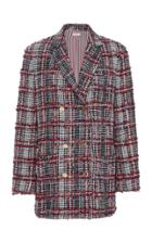 Thom Browne Oversized Tweed Wool-blend Jacket