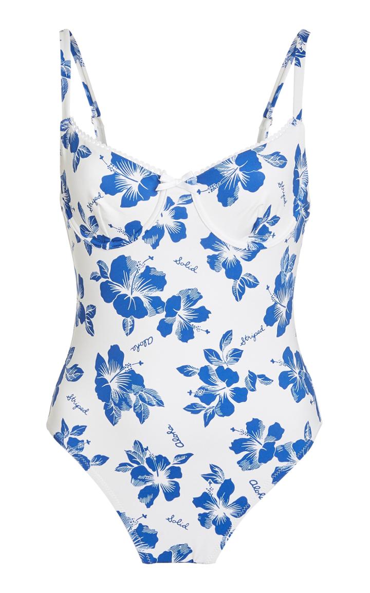 Solid & Striped The Taylor Floral-print One-piece Swimsuit