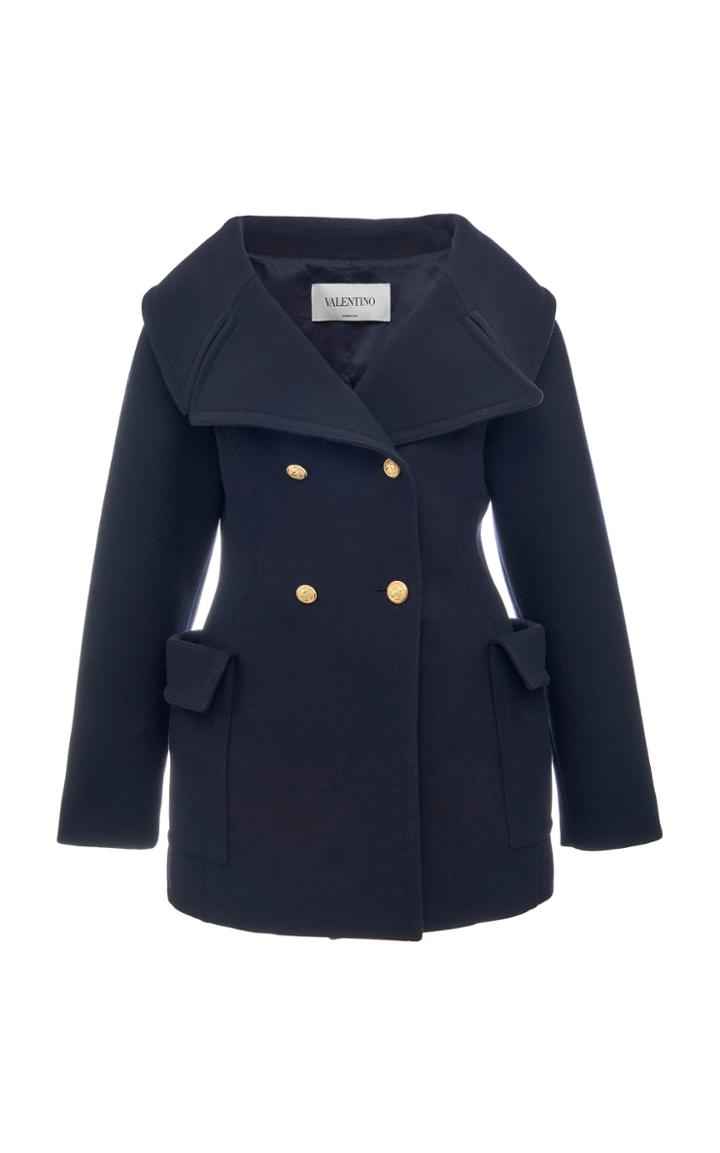Moda Operandi Valentino Double-breasted Cashmere-wool Jacket