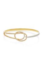 Kavant & Sharart Eternity Knot 18k White Gold And Diamond Bracelet