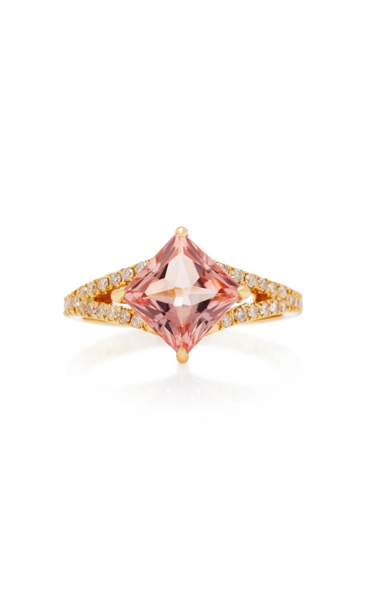 Yi Collection 18k Gold Pink Tourmaline Ring