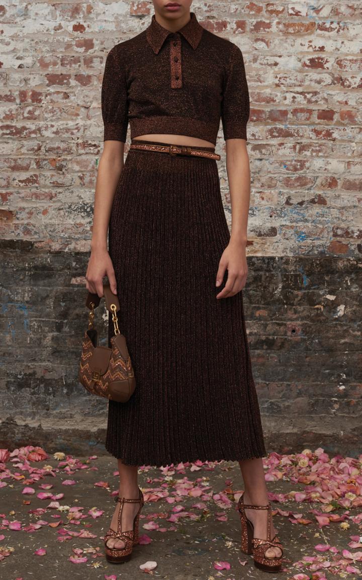 Michael Kors Collection Cropped Polo