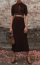 Michael Kors Collection Cropped Polo